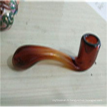 Nouveau tube à main Arrivl mini pour fumer couleur ambre (ES-HP-168)